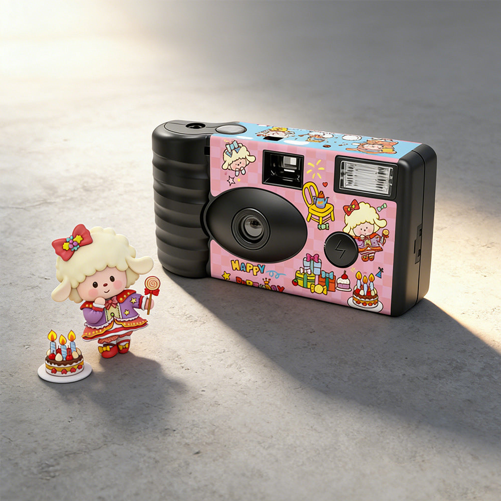 Whimsical Themed Disposable Camera Bowlift