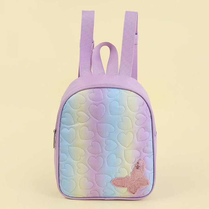 Mini backpack with heart pattern Bowlift