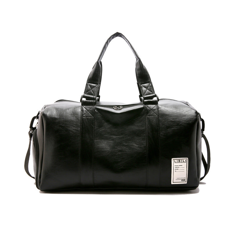 Premium Leather Weekender Duffle Bowlift