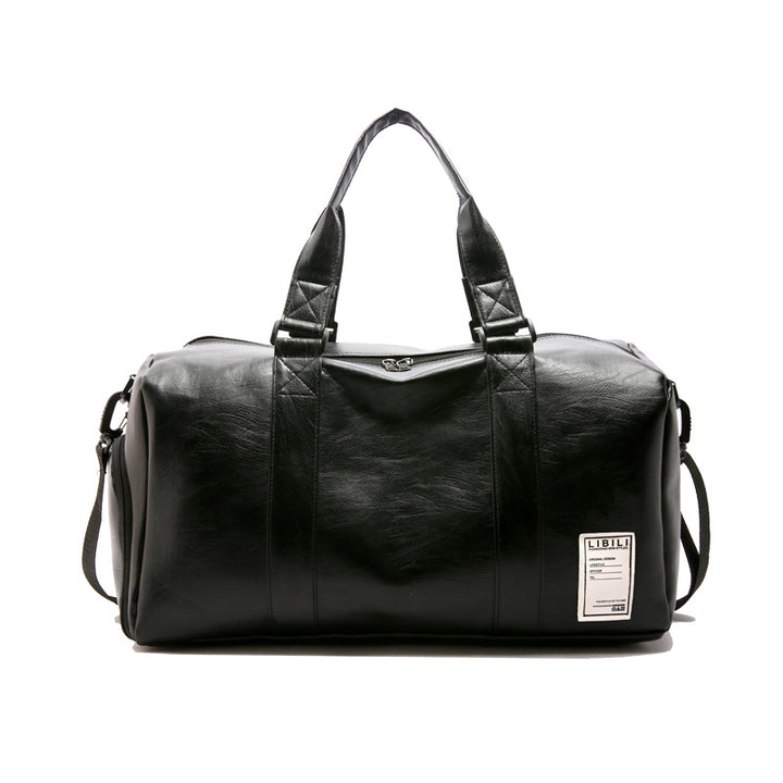 Premium Leather Weekender Duffle Bowlift