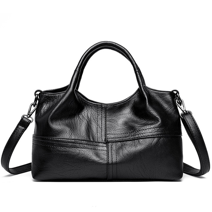 Classic Faux Leather Handbag Bowlift