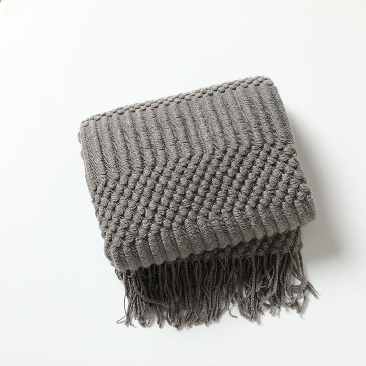 Textured Knit Scarf Bowlift