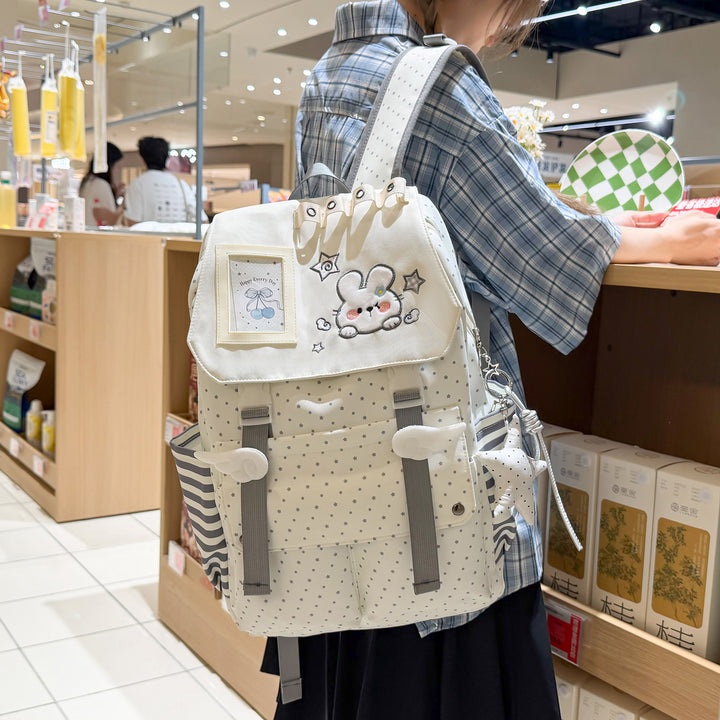 Cute Character Print Backpack Bowlift