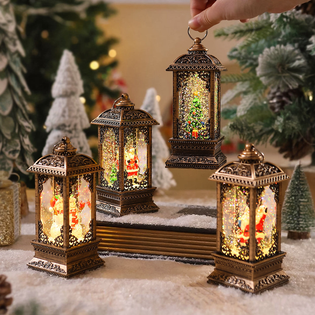 Vintage Christmas Lantern Bowlift