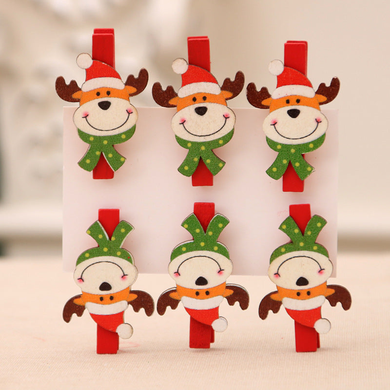 Decorative Christmas Themed Clip Set Bowlift
