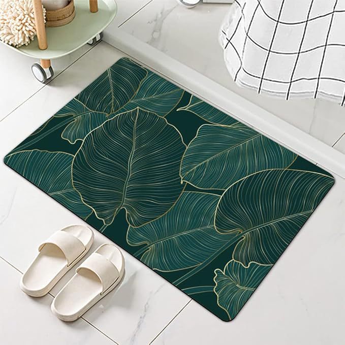 Stylish Water-Resistant Bath Mat Bowlift