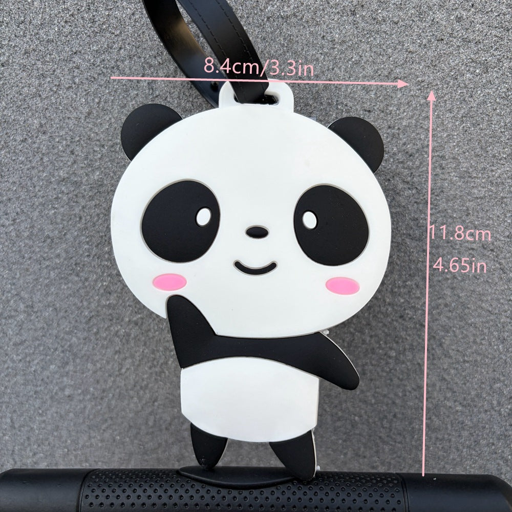 Cute Panda-Shaped Luggage Tag Bowlift