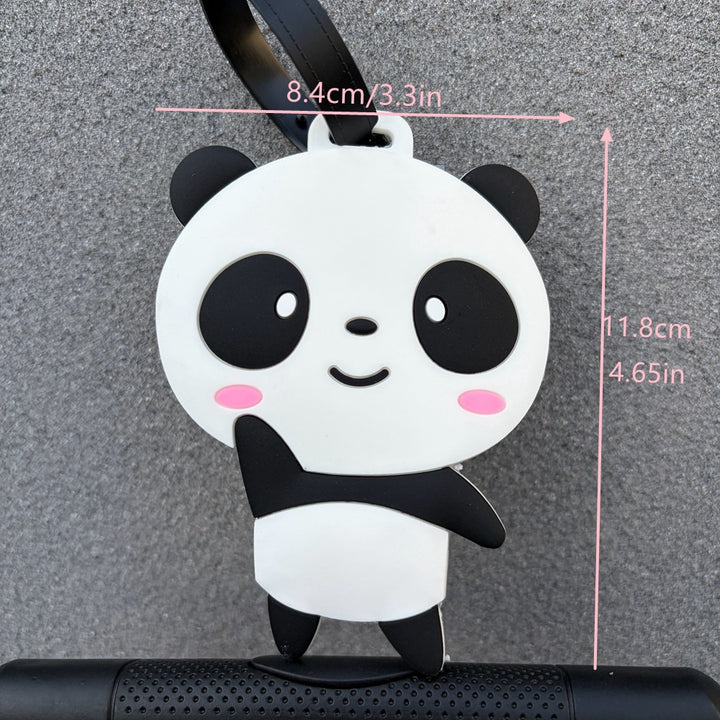 Cute Panda-Shaped Luggage Tag Bowlift