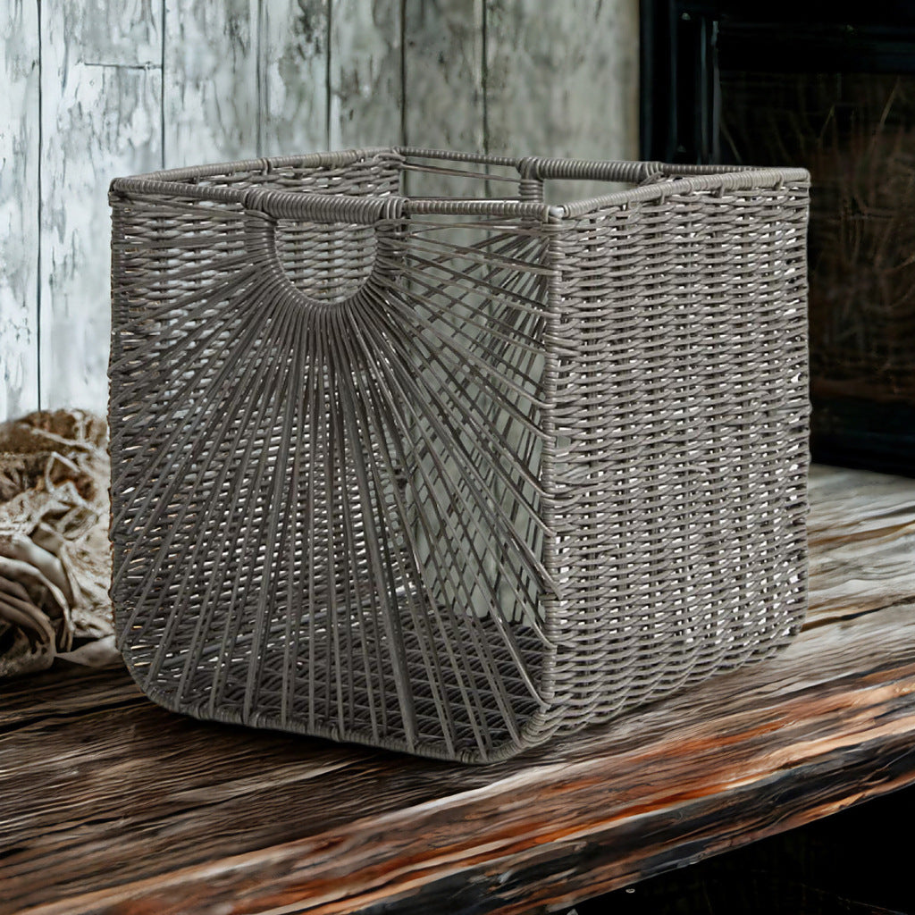 Stylish Woven Storage Cube Basket Bowlift