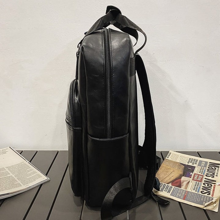 Elegant Backpack Made of High-Quality Leather Bowlift