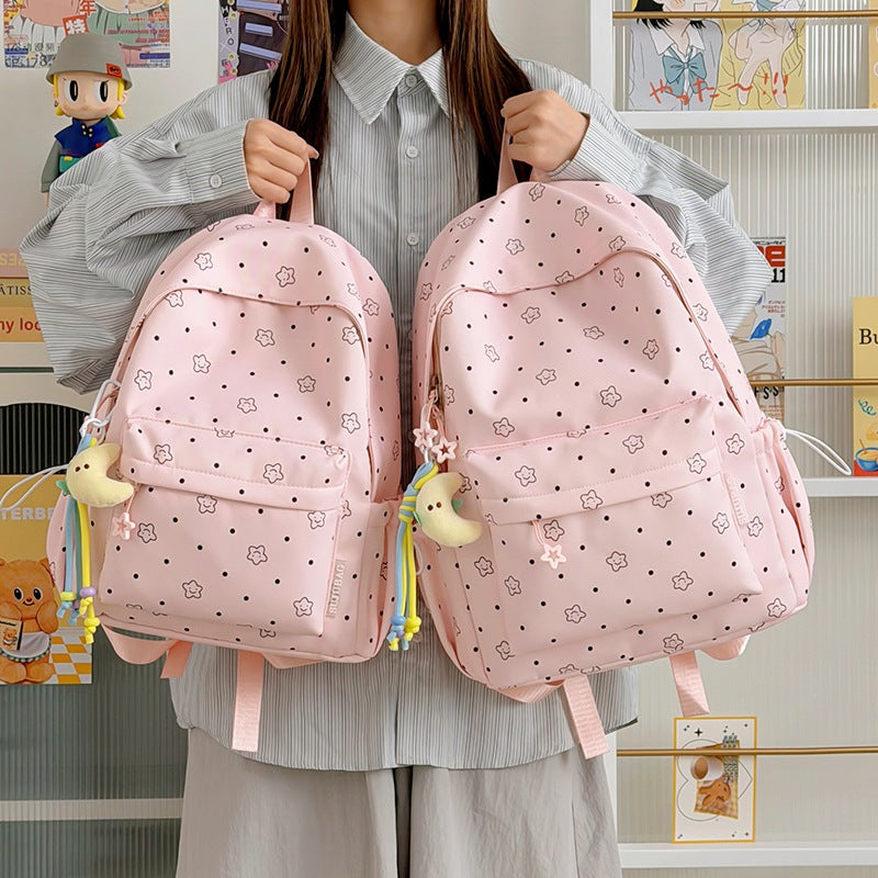 Lightweight Backpack with Charm Bowlift
