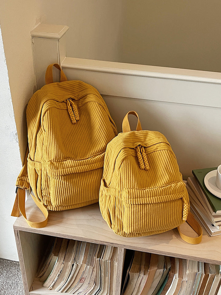 Cord-Backpack with Comfortable Straps Bowlift