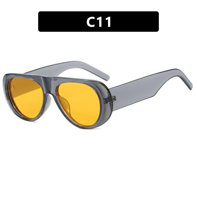 Women's fashionable sunglasses with futuristic design and polarized lenses Bowlift