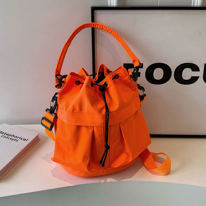 Casual Drawstring Bucket Bag Bowlift