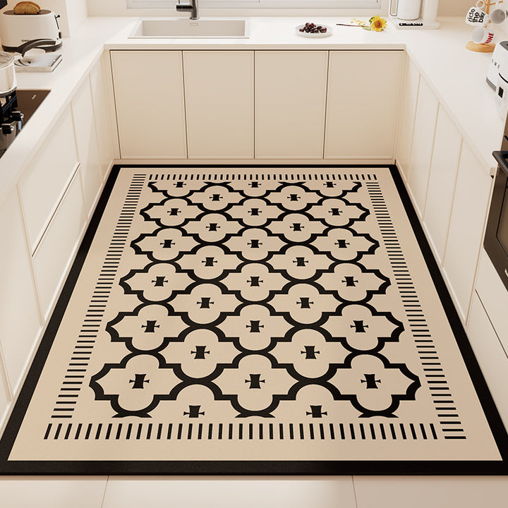 Playful Animal-Themed Non-Slip Kitchen Mat