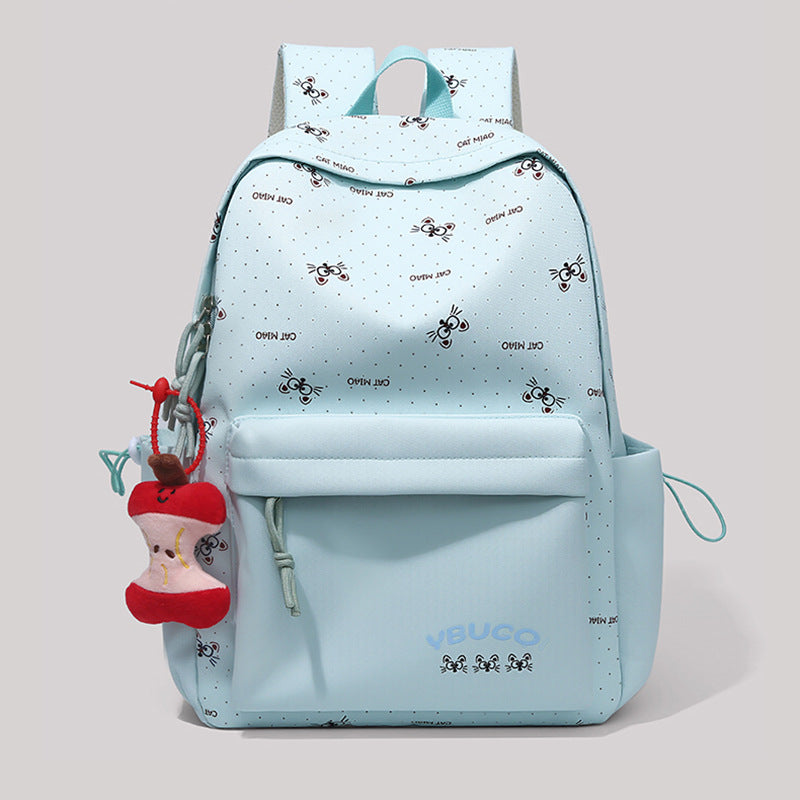 Playful Cat-Themed Backpack Bowlift