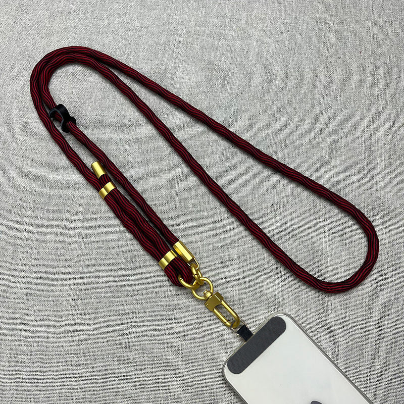 Adjustable Phone Lanyard with Metal Clips Bowlift