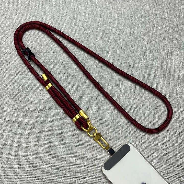Adjustable Phone Lanyard with Metal Clips Bowlift
