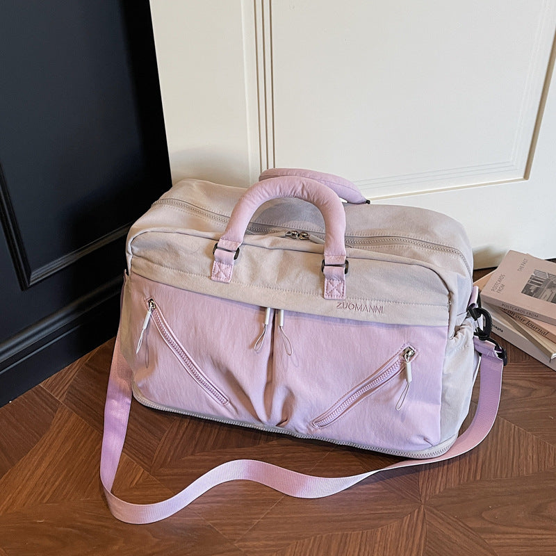 Stylish Multi-Compartment Travel Messenger Bag Bowlift