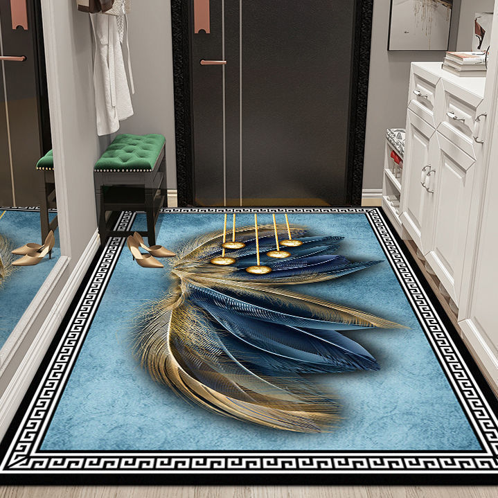 Artistic Koi Pond Area Rug