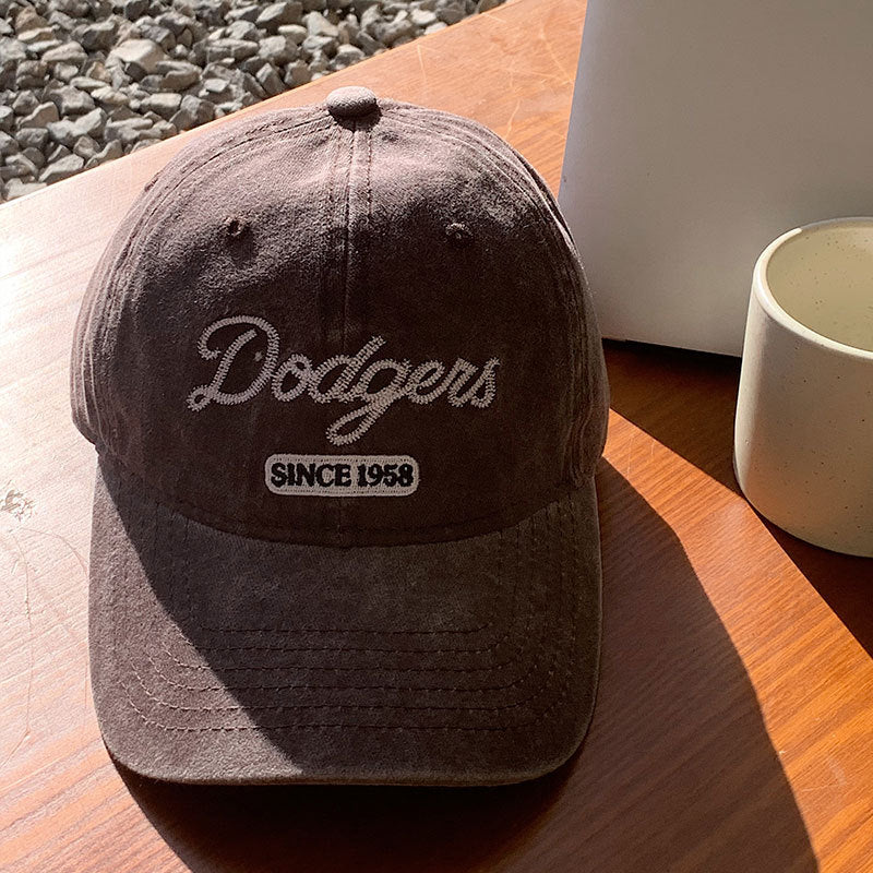 Women's Vintage-Inspired Cotton Baseball Cap Bowlift