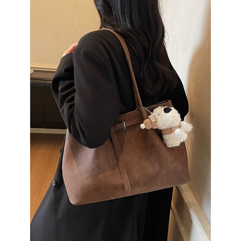 Premium Soft Leather Tote Bag Bowlift
