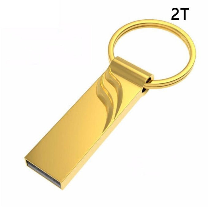 Sleek StainlesSteel Keychain USB Drive Bowlift