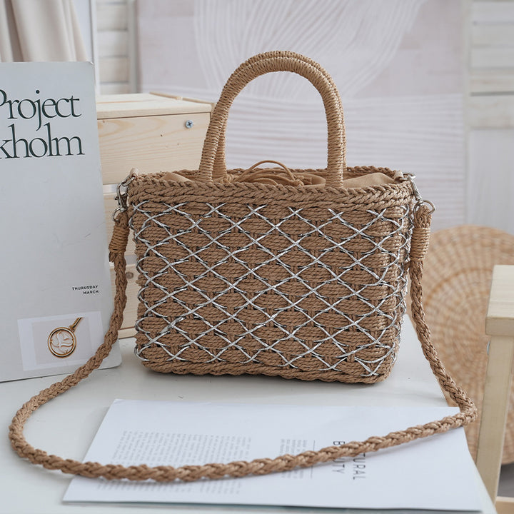 Stylish Rattan Handbag Bowlift