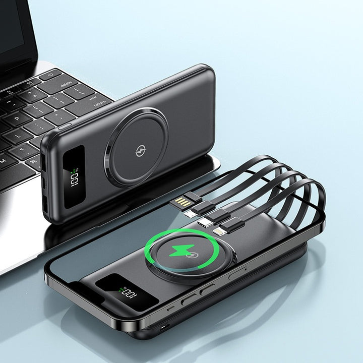 Power bank with wireless charging function from Bowlift