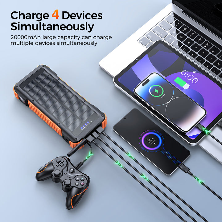 Wearable Solar Power Bank Bowlift