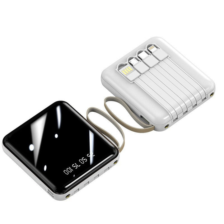 Compact power bank with integrated multi-port and digital display Bowlift