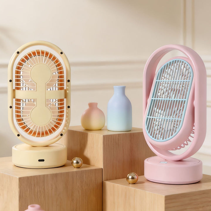 Women's portable fan with a rotatable design and quiet operating noise Bowlift