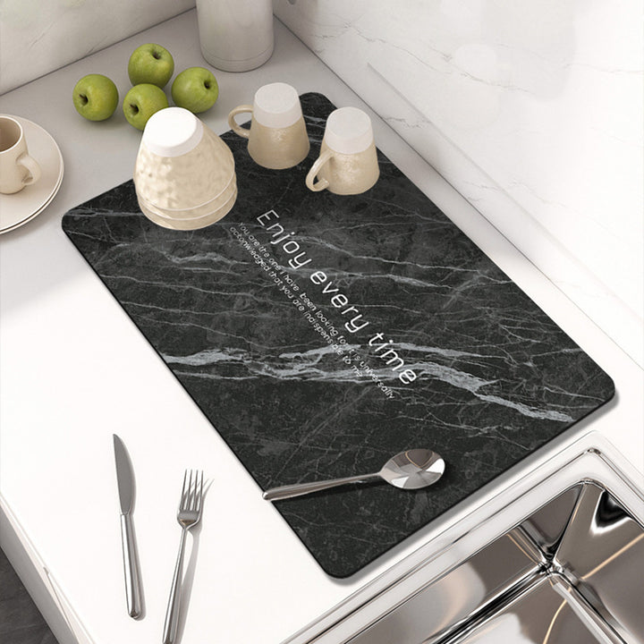 Marble-Inspired Table Mat Bowlift
