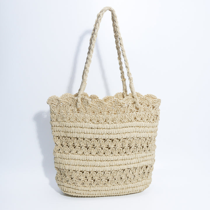Handcrafted Macrame Beach Bag Bowlift