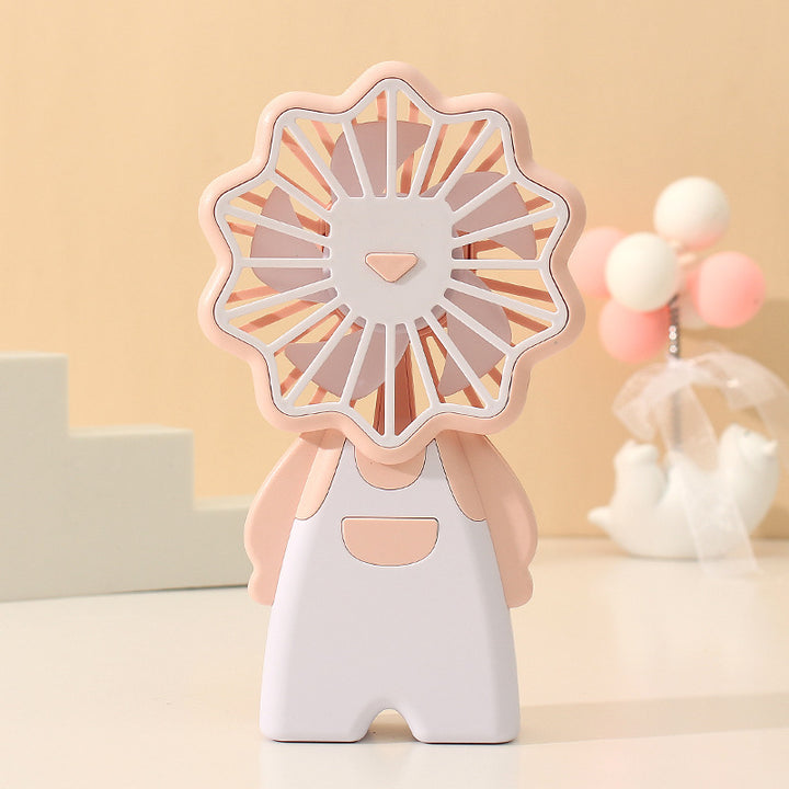 Ladies Portable Hand Fan in Original Animal Design Bowlift
