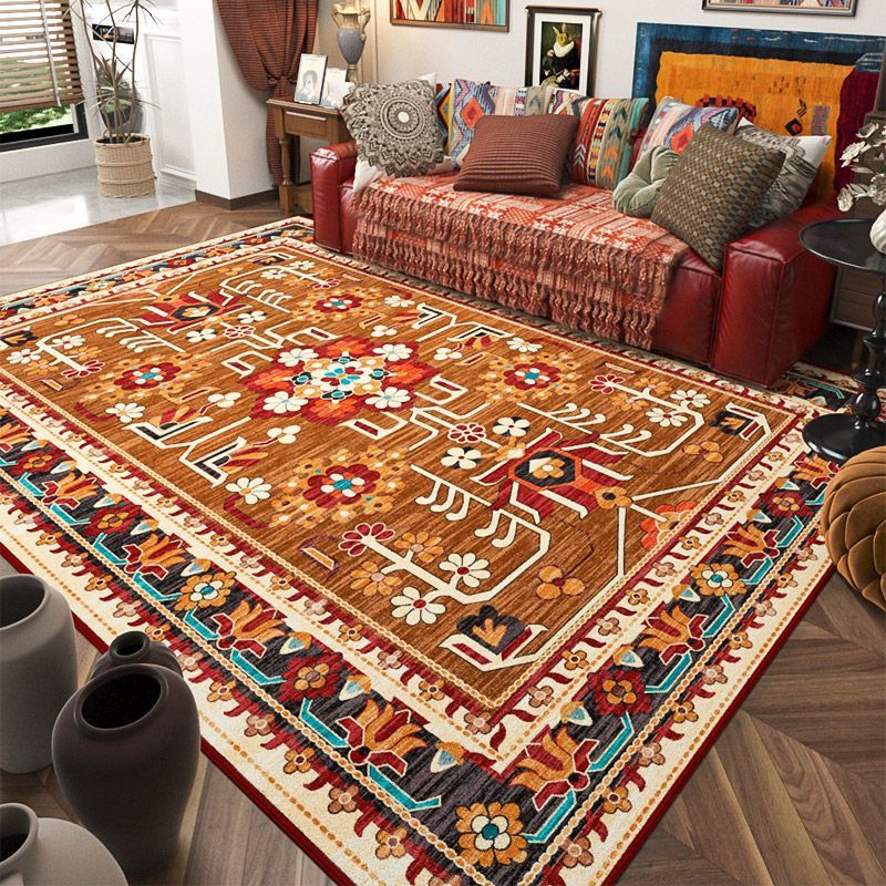 Geometric Pattern Area Rug Bowlift