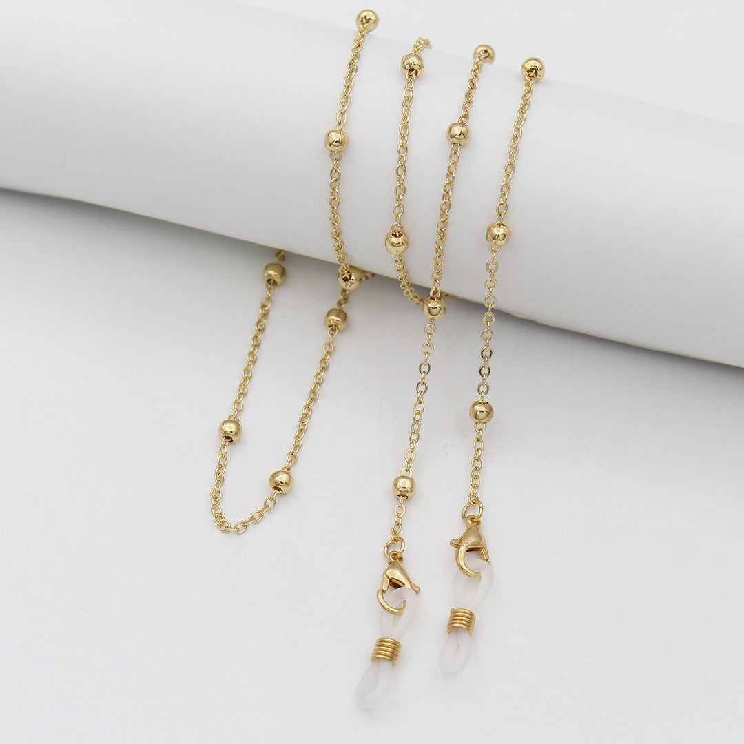 Multicolor Gemstone Eyewear Chain Bowlift