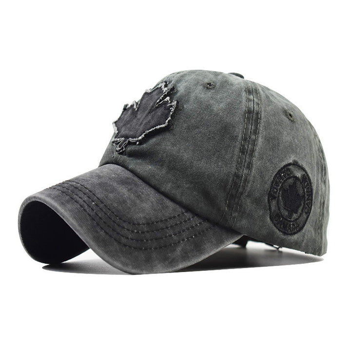 Women's Distressed Canvas Baseball Cap Bowlift