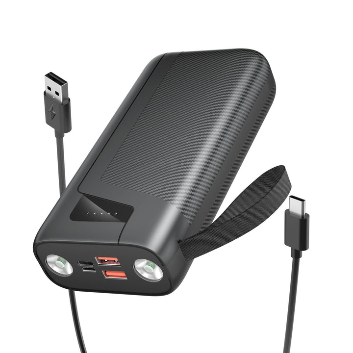 Powerful power bank with integrated LED lighting and fast charging function Bowlift