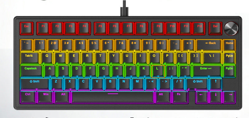 RGB Backlit Gasket Mechanical Keyboard Bowlift
