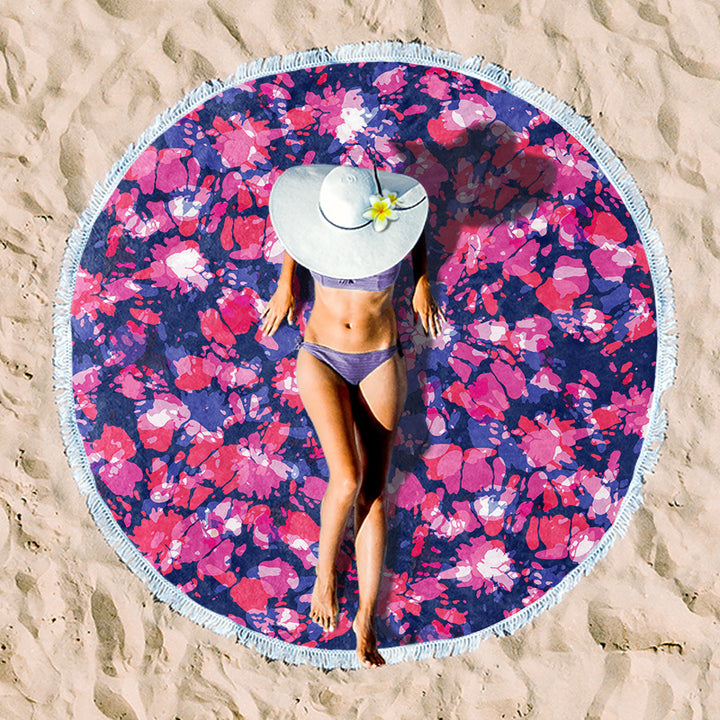 Rundstrand towel with unique sunset design Bowlift