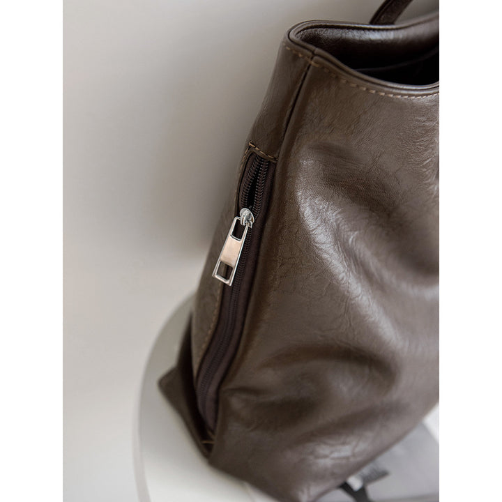Durable Everyday Leather Tote Bowlift
