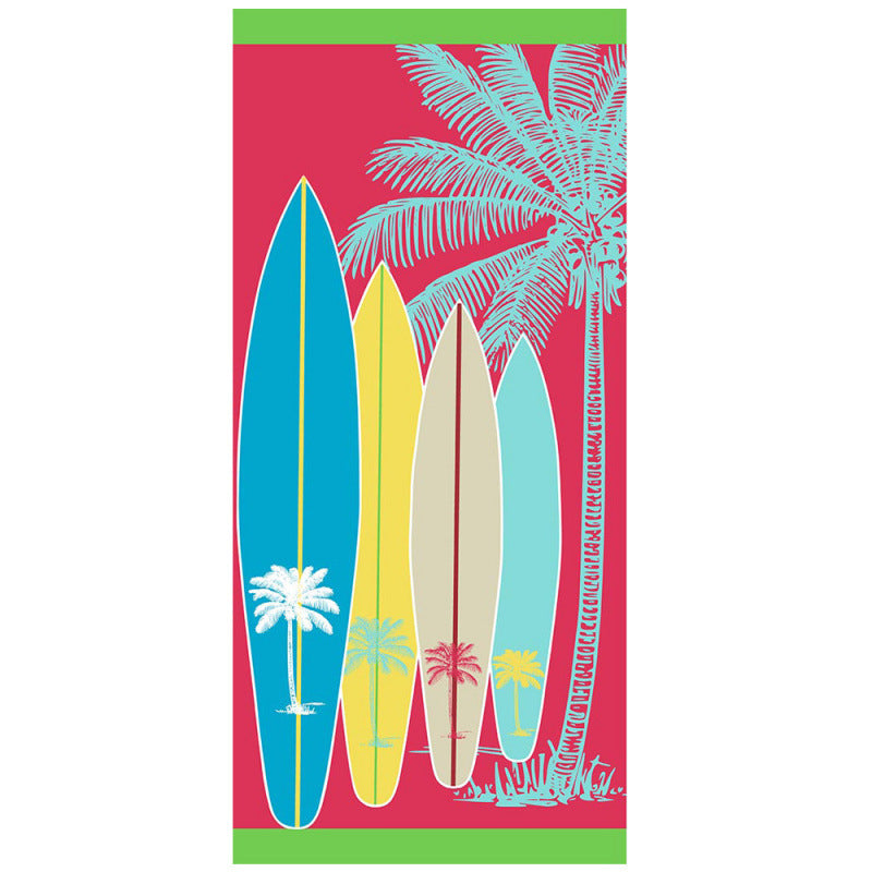 WoTropical Flamingo Beach Towel Bowlift
