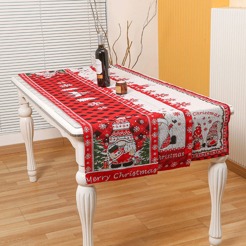 Holiday-Themed Table Runner Bowlift