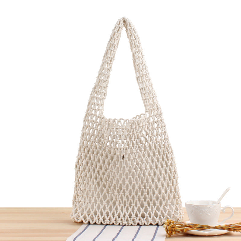 Net bag made of handcrafted natural material Bowlift