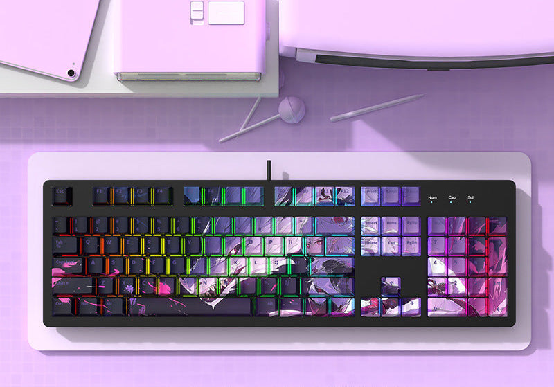 Artistic Themed Mechanical Keyboard Bowlift
