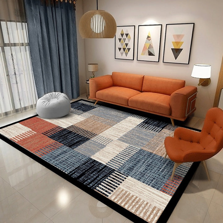 Geometric Pattern Area Rug Bowlift