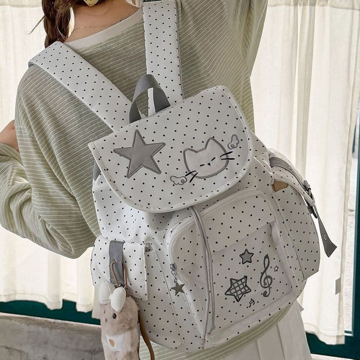 Cute Animal Motif Backpack Bowlift