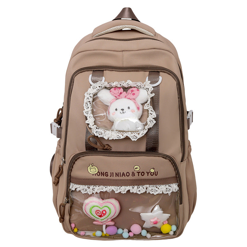 Cute Plush Adventure Backpack