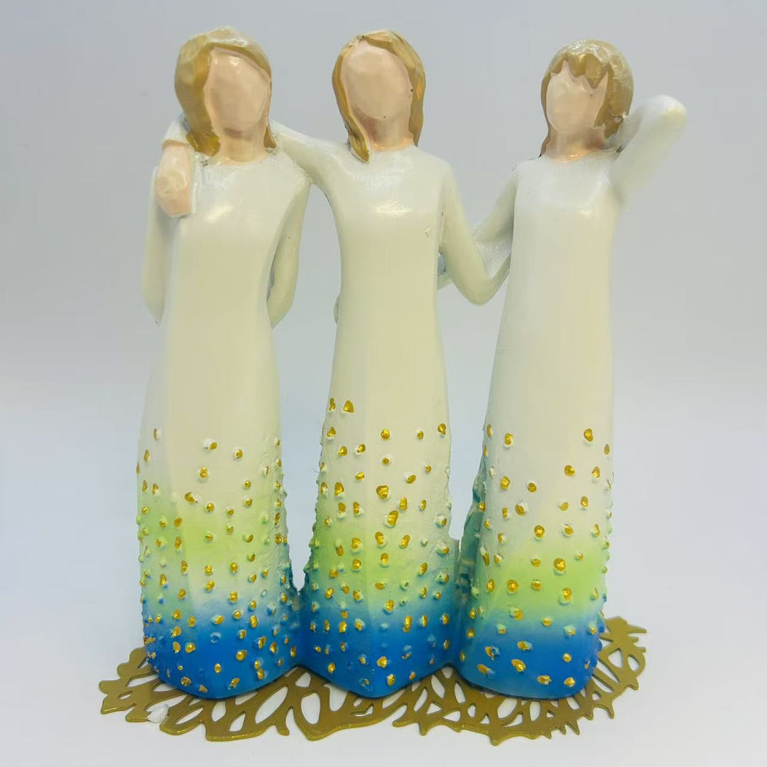 Artistic Figurine Trio Bowlift
